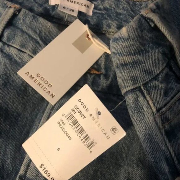 🏷NWT:  GOOD AMERICAN - Good Classic Stretch Jeans Women's Size 6/28 (#8) - Picture 5 of 7